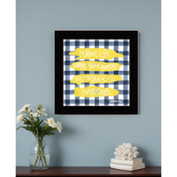 Make Lemonade Black Framed Print Wall Art
