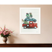 Holiday Travels White Framed Print Wall Art