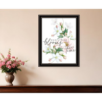 Everything Bloom Black Framed Print Wall Art