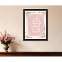 A Life Well Lived Black Framed Print Wall Art