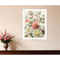 Summer Wildflowers For You White Framed Print Wall Art