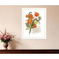 See You Grow White Framed Print Wall Art