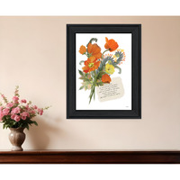 See You Grow Black Framed Print Wall Art