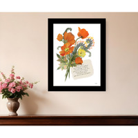 See You Grow Black Framed Print Wall Art