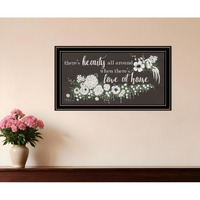 Love At Home Black Framed Print Wall Art