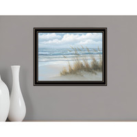 Sea Oats Black Framed Print Wall Art