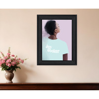 Joy Seeker Look for the Good Black Framed Print Wall Art