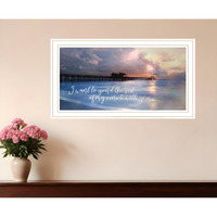 Rest of My Sunsets White Framed Print Wall Art