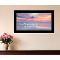 Rest of My Sunsets Black Framed Print Wall Art