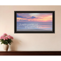 Rest of My Sunsets Black Framed Print Wall Art