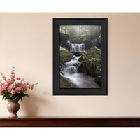 Ricketts Waterfall Black Framed Print Wall Art