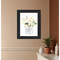 Bathroom Flower Ja Black Framed Print Bathroom Wall Art