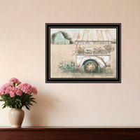 Fresh Flowers For Sale Black Framed Print Wall Art