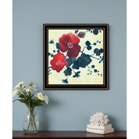 Japanese Blossoms Black Framed Print Wall Art