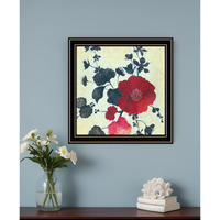 Japanese Blossoms Black Framed Print Wall Art
