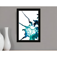 Ocean Living Black Framed Print Wall Art