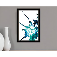 Ocean Living Black Framed Print Wall Art