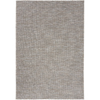 4' X 6' Gray Geometric Power Loom Non Skid Area Rug