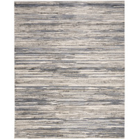 8' X 10' Cream Abstract Distressed Area Rug