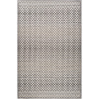 8' X 11' Gray and Beige Moroccan Distressed Area Rug