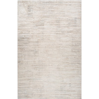 8' X 11' Gray and Beige Geometric Distressed Area Rug
