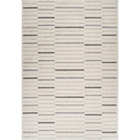 8' X 11' Gray and Cream Abstract Distressed Area Rug