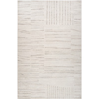 7' X 10' Gray and Beige Geometric Distressed Area Rug