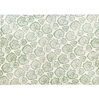 5' X 8' Ivory Wool Floral Hand Tufted Non Skid Area Rug