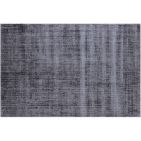 9' X 12' Charcoal Hand Loomed Area Rug