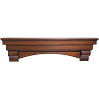 The Auburn 60" Shelf or Mantel Shelf Cherry Distressed Finish