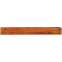 The Lexington 72" Shelf or Mantel Shelf Medium Rustic Distressed Finish