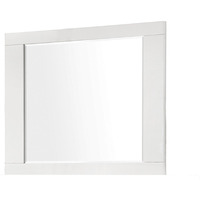 Coaster Home Furnishings Felicity Rectangle Dresser Mirror Glossy White