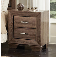 Kauffman Transitional Two-Drawer Nightstand