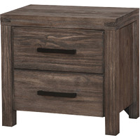Calston Wood Panel Nightstand