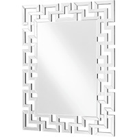 Sparkle 37.5 in. Contemporary Rectangle Mirror in Clear