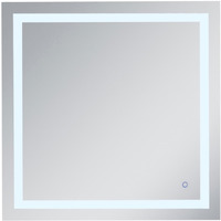 Helios 36in x 36in Hardwired LED mirror with touch sensor and color changing temperature 3000K/4200K/6400K