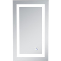 Helios 18in x 30in Hardwired LED mirror with touch sensor and color changing temperature 3000K/4200K/6400K