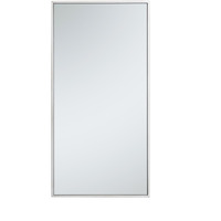 Metal frame rectangle mirror 18 inch in Sliver