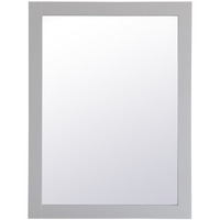 Aqua rectangle vanity mirror 24 inch in Grey