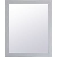 Aqua rectangle vanity mirror 30 inch in Grey