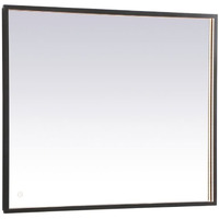 Pier 27x40 inch LED mirror with adjustable color temperature 3000K/4200K/6400K in black