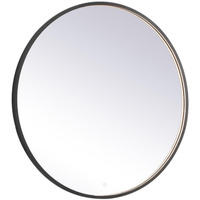 Pier 39 inch LED mirror with adjustable color temperature 3000K/4200K/6400K in black