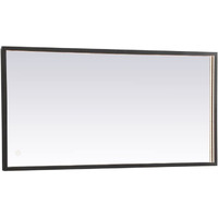 Pier 20x30 inch LED mirror with adjustable color temperature 3000K/4200K/6400K in black