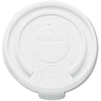 Solo Cup Company LB3161-00007 Liftback & Lock Tab Cup Lids for Foam Cups- 16 oz- White- 1000-Carton