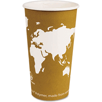 Eco-Products  Inc  World Art Renewable Resource Hot Drink Cups  20 oz  Tan  1000-Carton