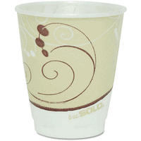 Symphony Design Trophy Foam Hot/Cold Drink Cups- 8 oz.- Beige- 1000/Carton