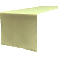 TCpop14x108-SageP19 Polyester Poplin Table Runner  Sage - 14 x 108 in.