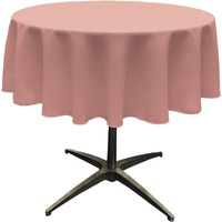 TCpop58R-RoseP79 Polyester Poplin Tablecloth  Dusty Rose - 58 in. Round