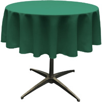 TCpop51R-TealP43 Polyester Poplin Tablecloth  Teal - 51 in. Round