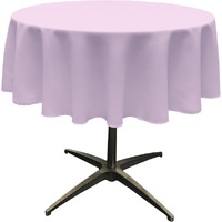 TCpop51R-LilacP45 Polyester Poplin Tablecloth  Lilac - 51 in. Round